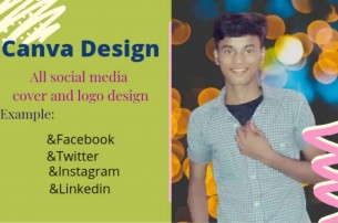 I will best in designing anything in Canva